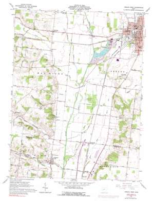 Urbana West USGS topographic map 40083a7
