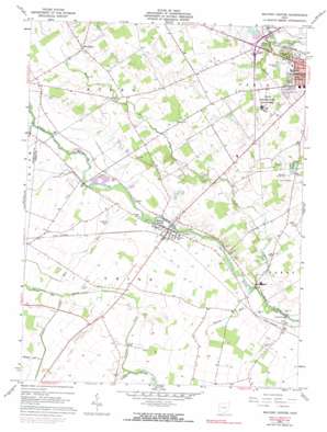 Milford Center USGS topographic map 40083b4