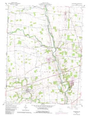 Ostrander USGS topographic map 40083c2