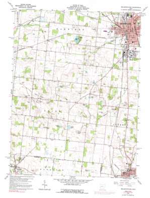 Bellefontaine topo map