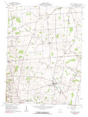 West Mansfield topo map