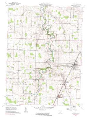 Forest USGS topographic map 40083g5