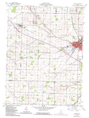 Carey USGS topographic map 40083h4