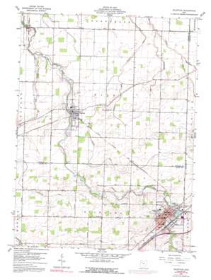 Bluffton USGS topographic map 40083h8