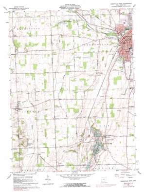 Greenville West USGS topographic map 40084a6