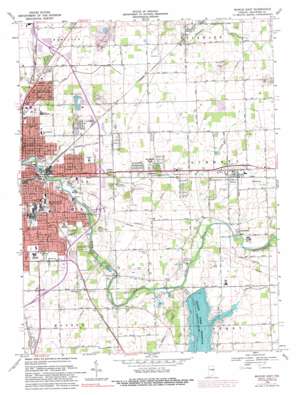 Muncie East USGS topographic map 40085b3