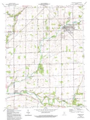 Frankton USGS topographic map 40085b7