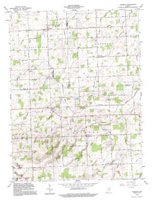 Wabash USGS topographic map 40085e1