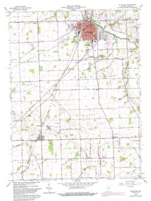 Bluffton USGS topographic map 40085f2
