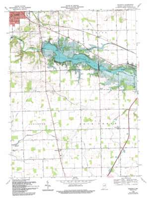 Majenica USGS topographic map 40085g4
