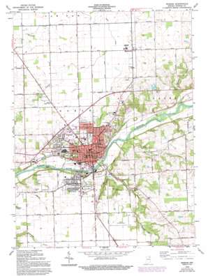 Wabash USGS topographic map 40085g7