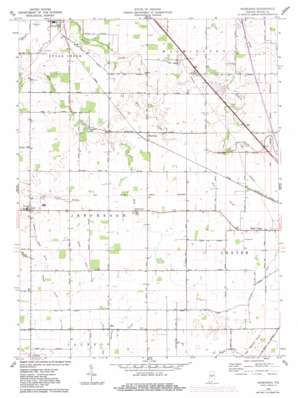 Hazelrigg USGS topographic map 40086a5