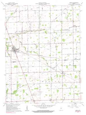 Kirklin USGS topographic map 40086b3