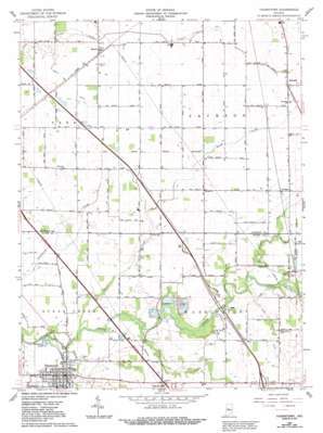 Thorntown USGS topographic map 40086b5