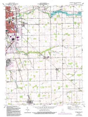 Kokomo East USGS topographic map 40086d1