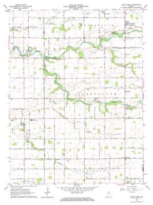 Deer Creek USGS topographic map 40086e4