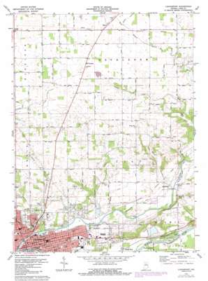 Logansport USGS topographic map 40086g3