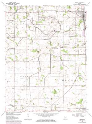 Monon USGS topographic map 40086g8