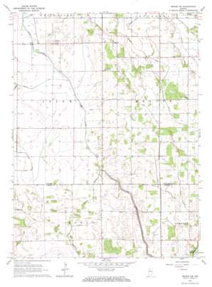 Monon NE USGS topographic map 40086h7