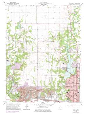 Danville NW USGS topographic map 40087b6