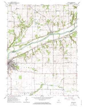 Attica USGS topographic map 40087c2