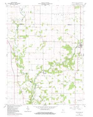Pine Village USGS topographic map 40087d3