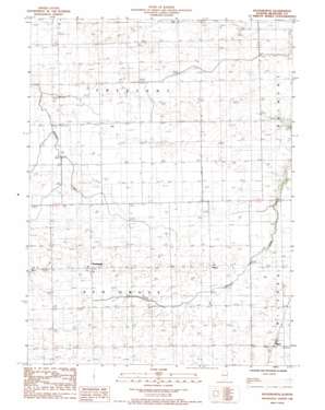 Woodworth USGS topographic map 40087f7