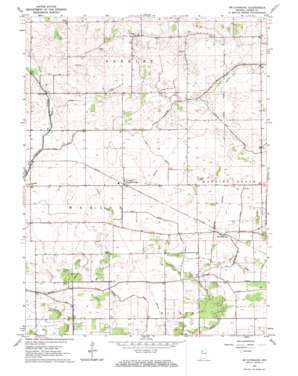 McCoysburg USGS topographic map 40087h1
