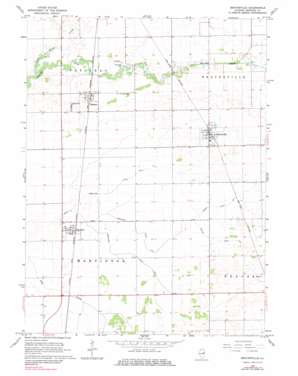 Beaverville USGS topographic map 40087h6