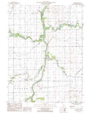 L'Erable USGS topographic map 40087h7