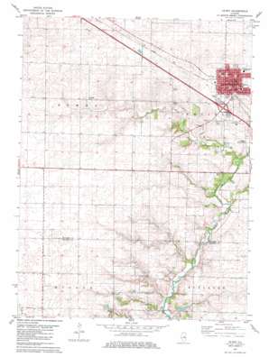 Le Roy USGS topographic map 40088c7