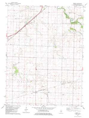 Merna USGS topographic map 40088e7