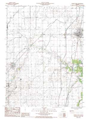 Onarga West USGS topographic map 40088f1