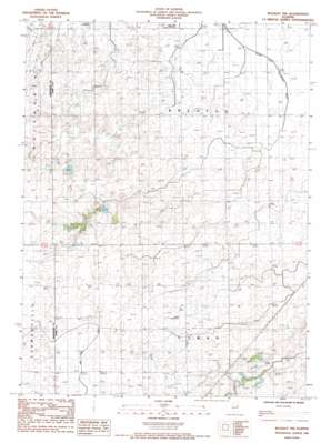 Buckley Nw topo map