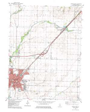 Lincoln East USGS topographic map 40089b3