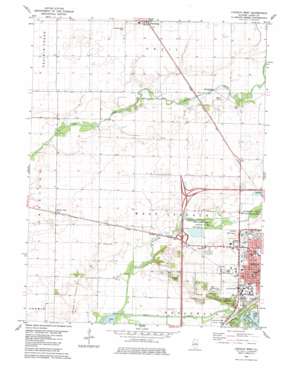 Lincoln West USGS topographic map 40089b4