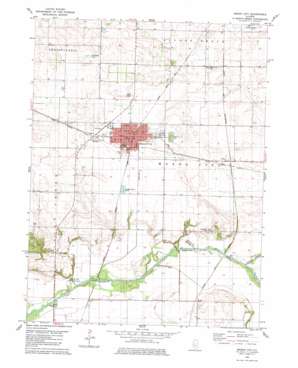 Mason City USGS topographic map 40089b6