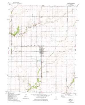 Minier USGS topographic map 40089d3
