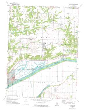 Glasford USGS topographic map 40089e7