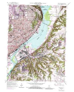 Peoria East USGS topographic map 40089f5