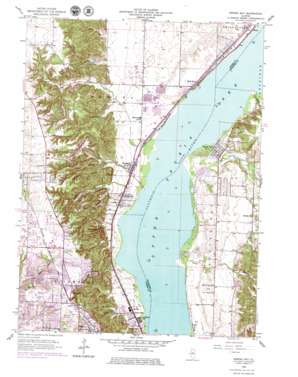 Spring Bay USGS topographic map 40089g5
