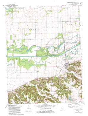 Chandlerville topo map