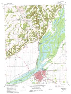 Beardstown USGS topographic map 40090a4