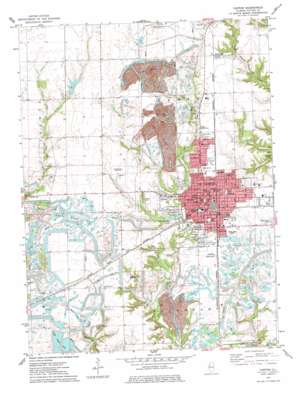 Galesburg USGS topographic map 40090e1