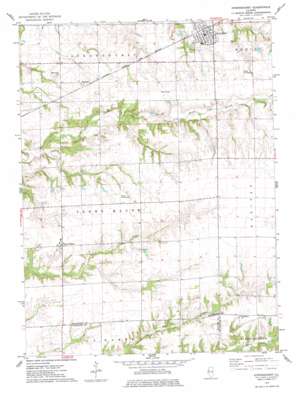 Stronghurst topo map