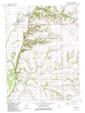 Gladstone USGS topographic map 40090g8