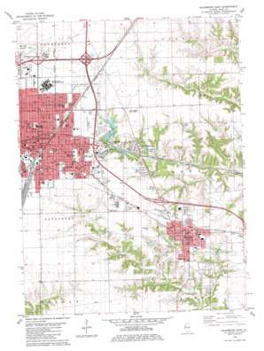 Galesburg East USGS topographic map 40090h3