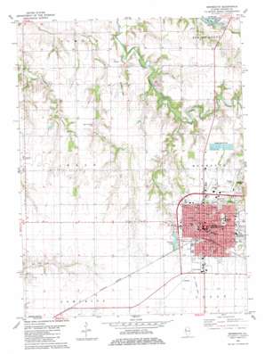 Monmouth USGS topographic map 40090h6