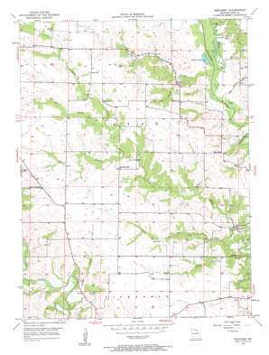 Benjamin USGS topographic map 40091b6