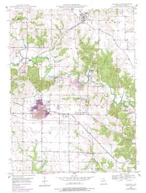 Kahoka USGS topographic map 40091d6